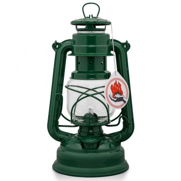 Feuerhand 276 stormlantaarn set met reflector en olie groen 2