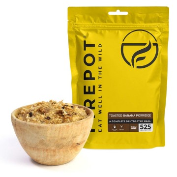 Firepot toasted banana porridge