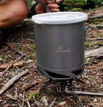 Fmc xk6 1l heat exchanger camping pot fire