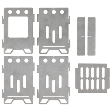 Fox outdoor hobo stove kooksetje rvs large 2