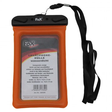 Fox outdoor waterdichte hoes met nekband oranje