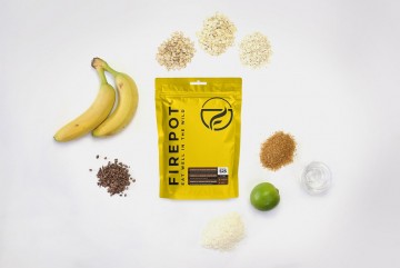 Havermout met gekarameliseerde bananen   125g