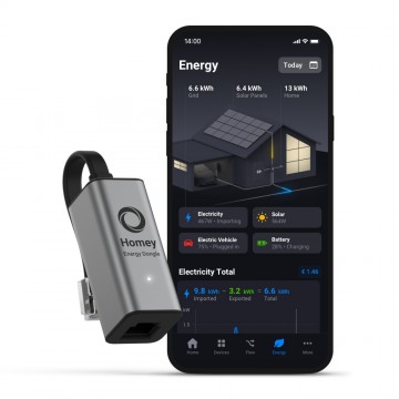 Homey Energy Dongle p1 meter