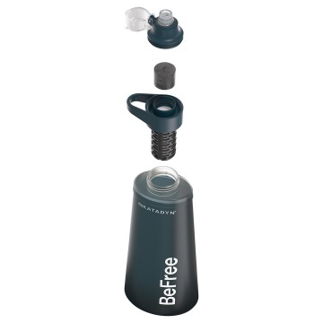 Katadyn befree ac opvouwbaar waterfilter slate blue 1l 3
