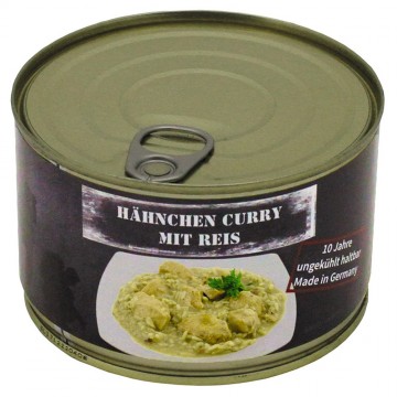 Kip curry met rijst in blik 400g