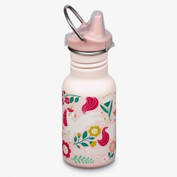 Klean kanteen kids drinkfles met kid sippy dop 355 ml leaping unicorns