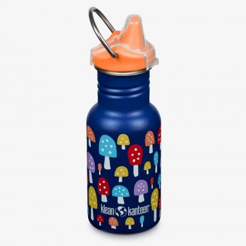 Klean kanteen kids drinkfles met kid sippy dop 355 ml mushrooms