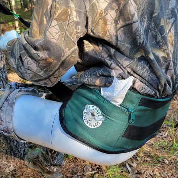 Krapp strapp slinger voor handsfree toiletteren 1