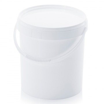 Kunststof ronde emmer met deksel voor levensmiddelen 10 8 liter 2