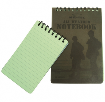 Waterbestendig notitieboekje groot