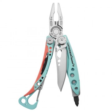 Leatherman skeletool cx multitool paradise lichtblauw oranje