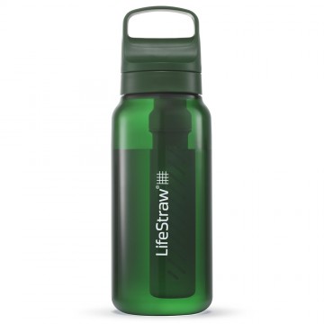 Lifestraw go 20 waterfilter  drinkfles 1l terrace green 1