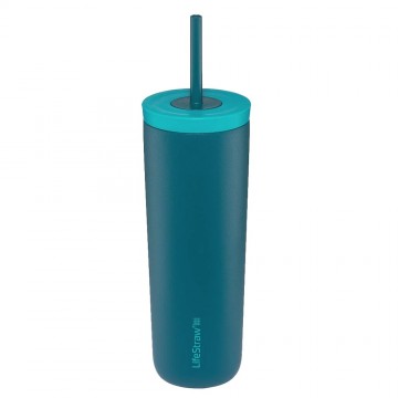 Lifestraw go series tumbler rvs waterfilter  drinkfles 500 ml laguna teal