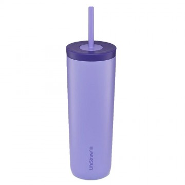 Lifestraw go series tumbler rvs waterfilter  drinkfles 500 ml thistle purple