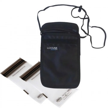 Loksak splashsak passport neck caddy waterdichte zak