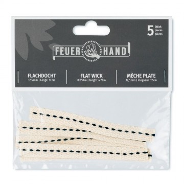 Lont 12 cm voor feuerhand 276 stormlantaarn 5 stuks