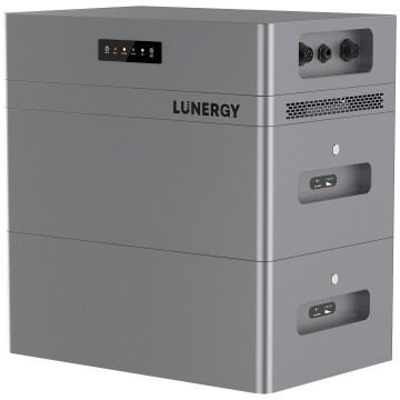 Lunergy hub 2400 AC met  2x BP5200 plug and play thuisbatterij 1044 kwh (zijaanzicht)