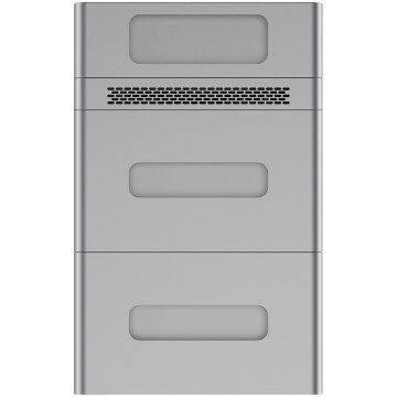 Lunergy hub 2400 AC met  2x BP5200 plug and play thuisbatterij 1044 kwh (zijkant)