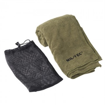 Mil tec sneldrogende microvezel handdoek olijfgroen
