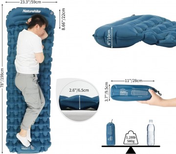 Naturehike lichtgewicht opblaasbaar slaapmatje