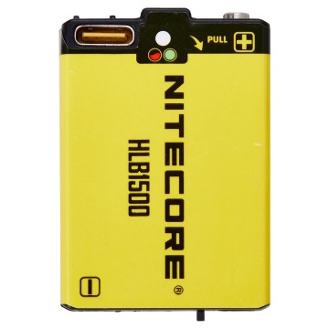 Nitecore hlb1500 usb li ion batterijpack 1500 mah voor ha13 hoofdlamp