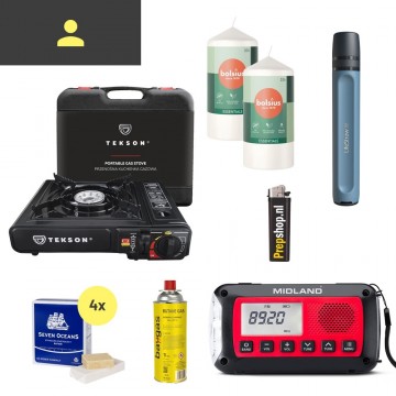 Noodpakket stroomstoring 72 uur 1 persoon 19 12