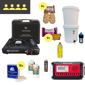 Noodpakket stroomstoring 72 uur 4 personen 19 12