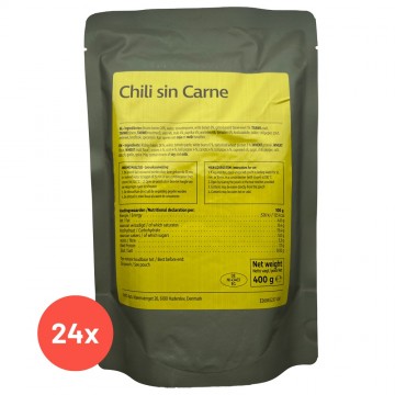 Orifo chili sin carne 400g 24 stuks in doos