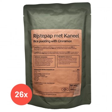 Orifo rijstepap met kaneel 300g 26 stuks in doos
