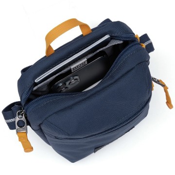 Pacsafe go micro crossbody anti diefstal schoudertas coastal blue 6