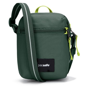 Pacsafe go micro crossbody anti diefstal schoudertas spruce green