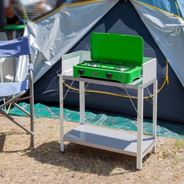 Parker 2 pits camping gaskooktoestel groen 4