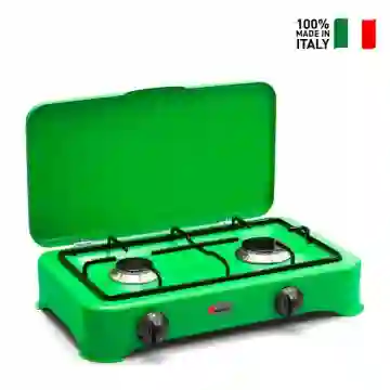 Parker 2 pits camping gaskooktoestel groen