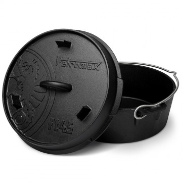 Petromax dutch oven gietijzeren pan zonder pootjes ft4.5-t