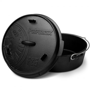 Petromax dutch oven gietijzeren pan zonder pootjes ft6 t 1