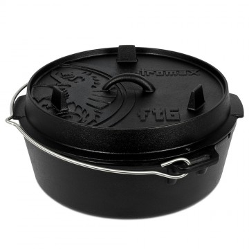 Petromax dutch oven gietijzeren pan zonder pootjes ft6 t 2