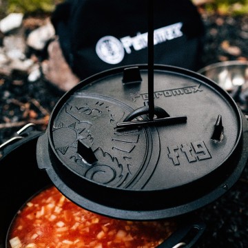 Petromax dutch oven gietijzeren pan zonder pootjes ft9 t 4