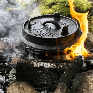 Petromax ft3 dutch oven gietijzeren pot met pootjes 3