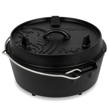 Petromax ft45 dutch oven gietijzeren pot met pootjes 2