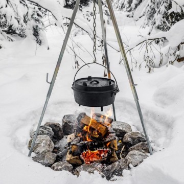 Petromax ft6 dutch oven gietijzeren pot met pootjes 4 0