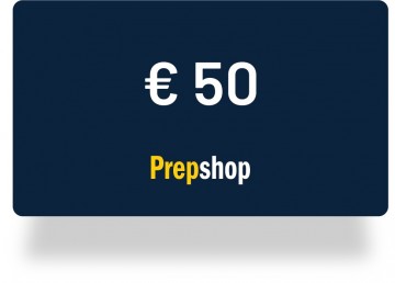 Prepshop cadeaukaart 50 euro