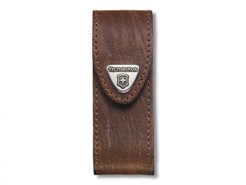 Riemetui voor victorinox zakmes   bruin leer