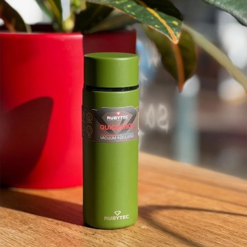 Rubytec shira quickshot 012 l mini thermosfles voor koffie olive groen 4