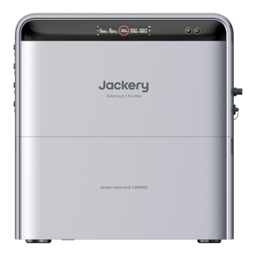 Jackery SolarVault 3 Pro Max met uitbreidingsaccu en 4 MPPT's (5 kWh)
