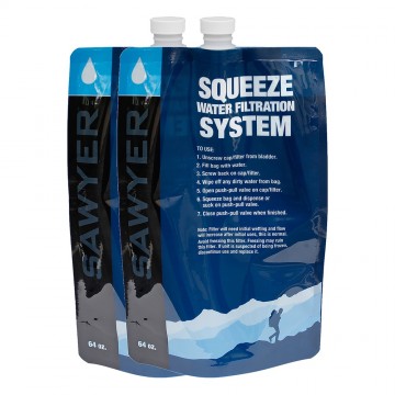 Sawyer sp114 opvouwbare waterzakken 2 liter set van 2