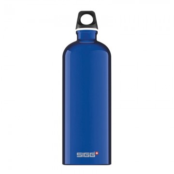 Sigg traveller classic waterfles   10 liter blauw