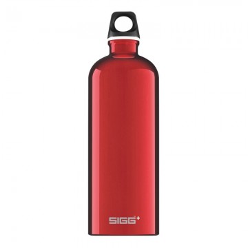 Sigg traveller classic waterfles   10 liter rood