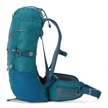 Sprayway akka 30l rugzak  backpack lyons blue blauw zijkant