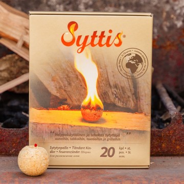 Syttis aanmaakbollen 20 stuks