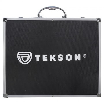 Tekson draagbaar camping gasstel in aluminium koffer 4